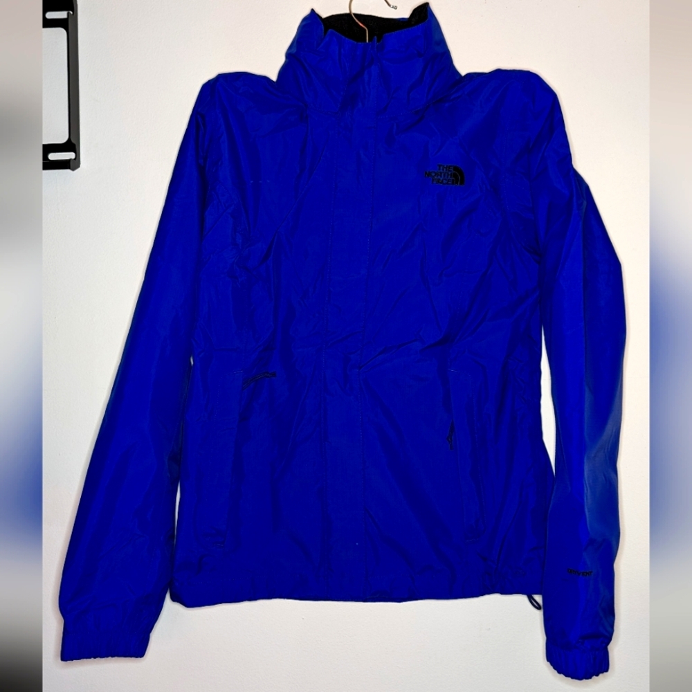 Northface women's blue dryvent rain jacket